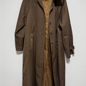 New women Brown Trench Coat
